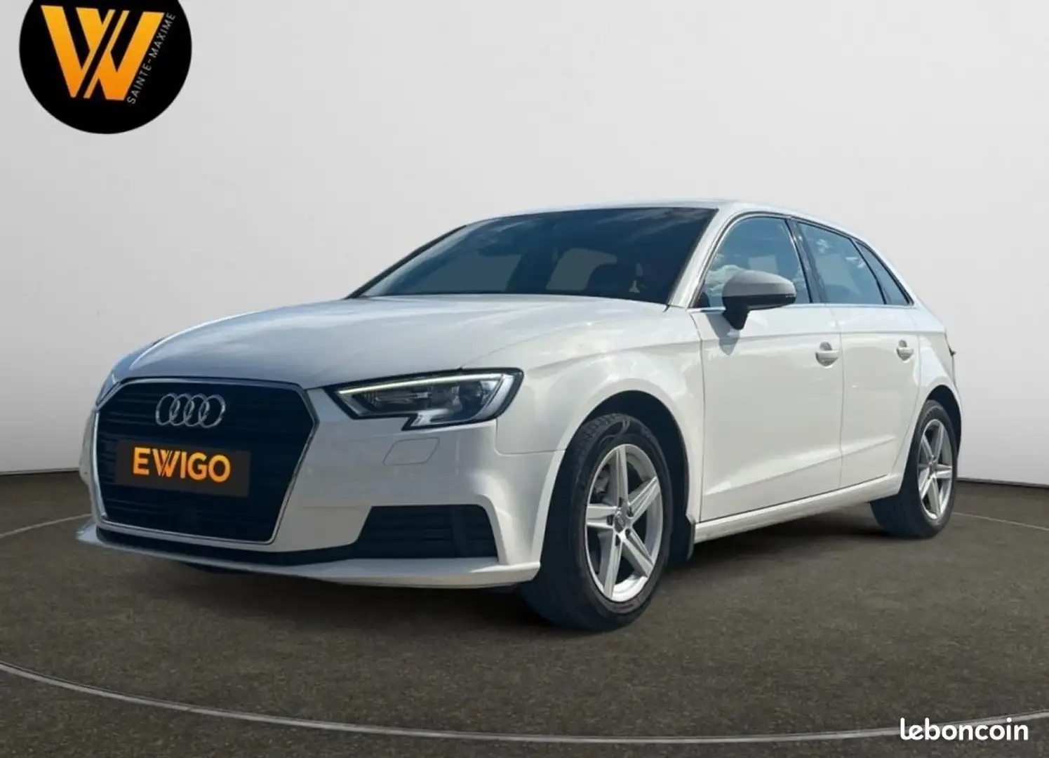 Audi A3 1.5 TFSI 150 DESIGN 2 EME MAINS START AND STOP SIEGES AV CHAUFFANTS CAR PLAY RA... Weiß - 1