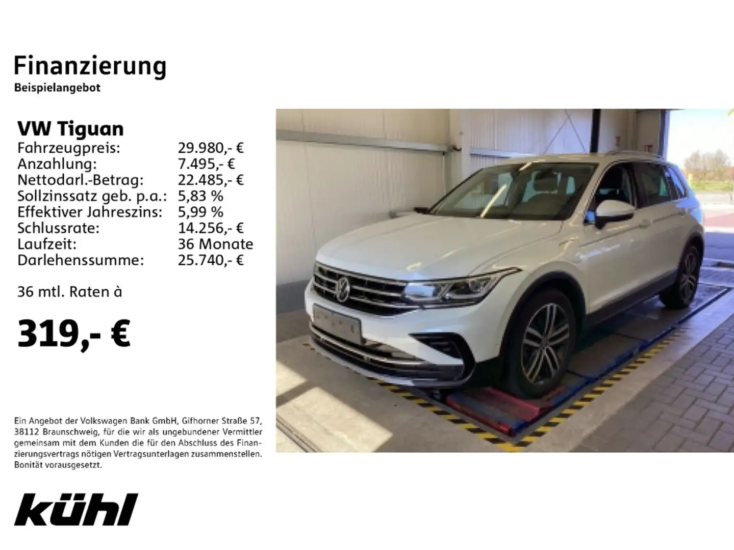 Volkswagen Tiguan 1.4 TSI eHybrid DSG Elegance IQ.Light ACC Weiß - 2