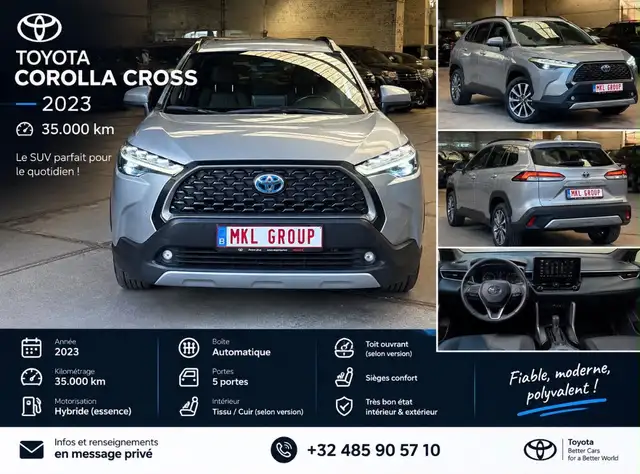 Toyota Corolla Cross Corolla Cross Hybrid 1.8 2WD Dynamic e-CVT (103 kW)