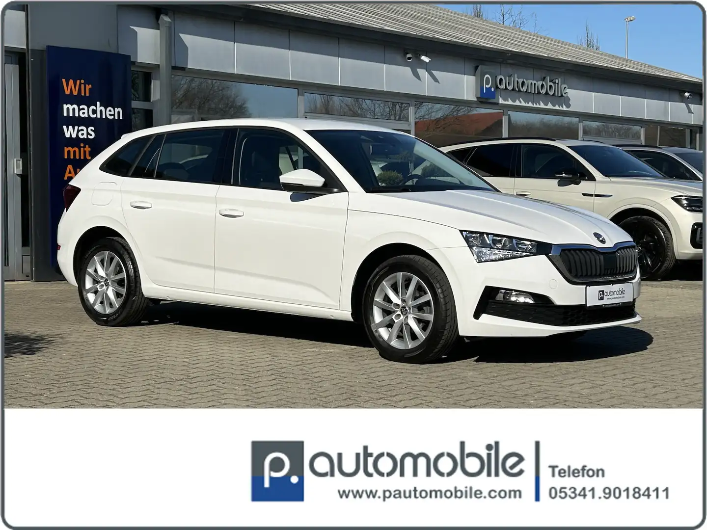 Skoda Scala 1.0 TSI Ambition*KLIMA*SITZHEIZUNG*PDC*GRA Weiß - 1