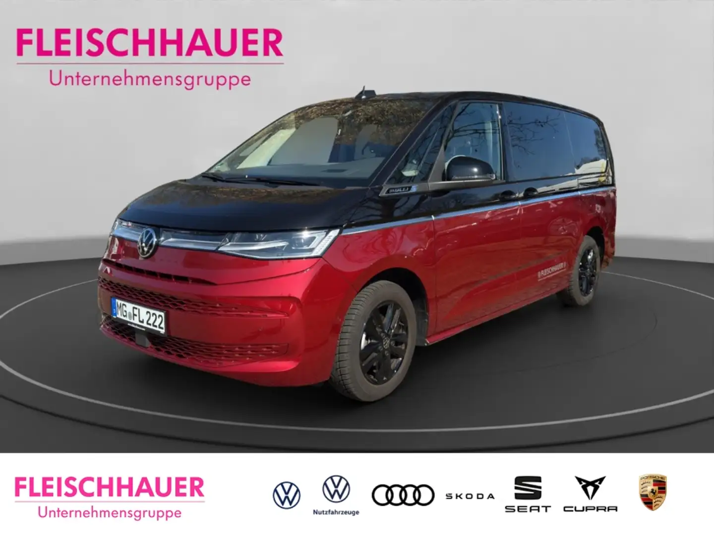 Volkswagen T7 Multivan Style lang 2.0 TDI DSG HUD StandHZG AHK-el. klappb Schwarz - 1