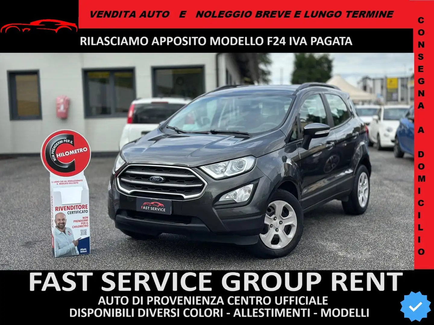 Ford EcoSport EcoSport 1.0 ecoboost Business 100cv my19 Gris - 1