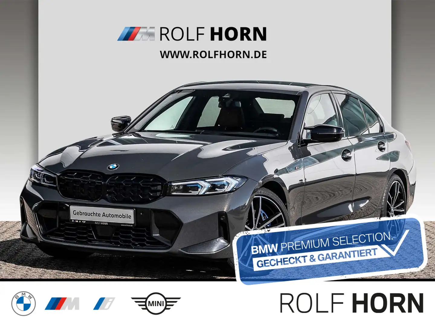 BMW 340 M340d xDrive Autom Navi Klima LED SHZ DAB 18" Grau - 1