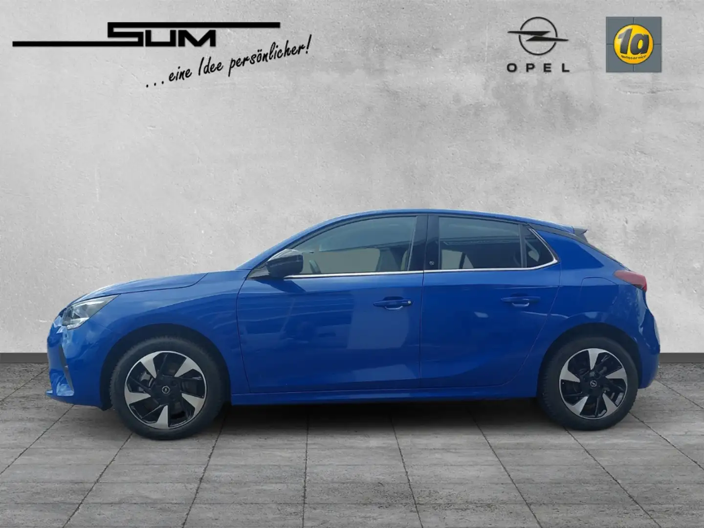 Opel Corsa-e Elektro Elegance Klimaautom Parkp. hint. LED Licht Blau - 2