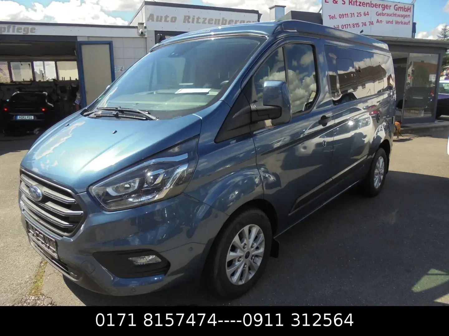 Ford Transit Nugget AD    1.Hand  Ford Garantie 03/28 Blau - 1