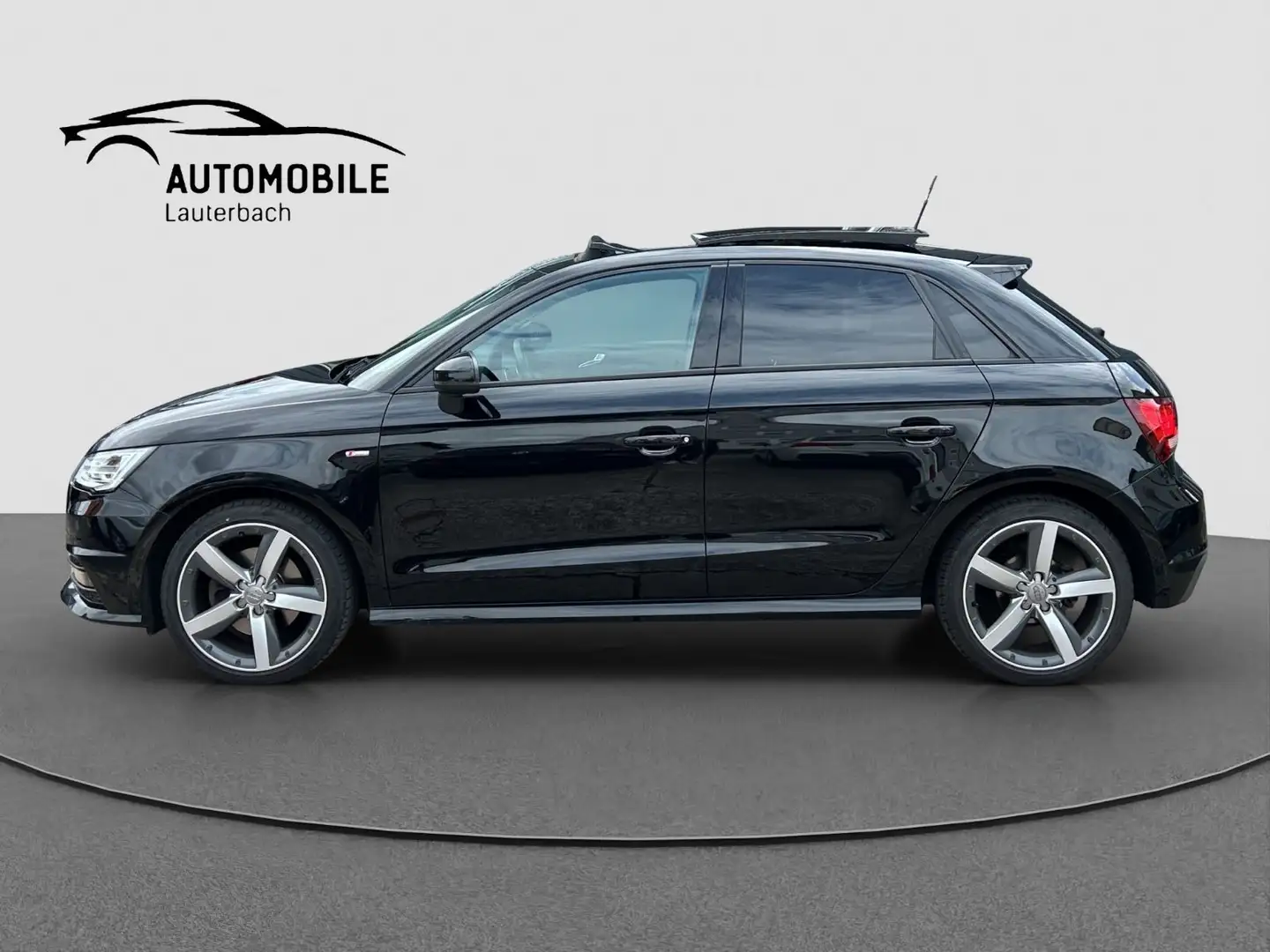 Audi A1 Sportback 1.4 TFSI-S-line-1-HAND-PANO-BOSE Schwarz - 2