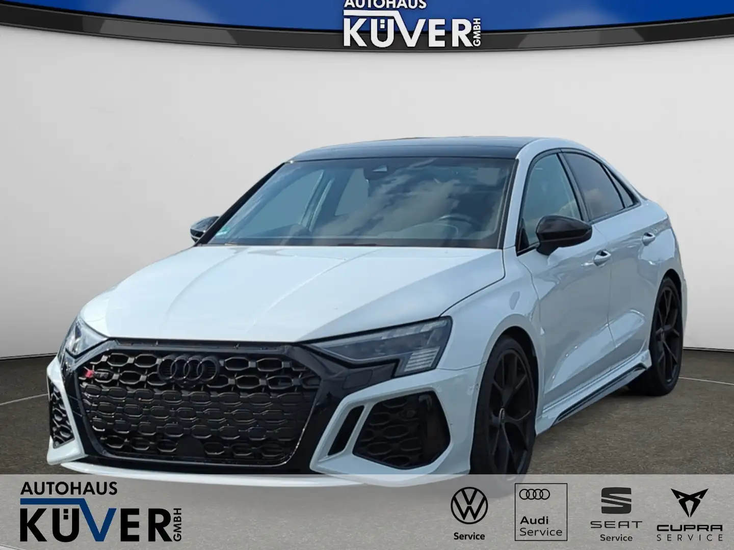 Audi RS3 Limousine 2,5 TFSI S-Tro. Navi+Matrix+ACC+19 Weiß - 1