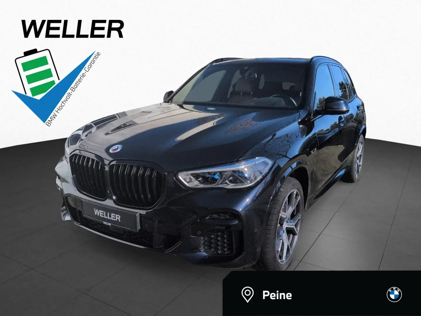 BMW X5 xD45e Laser St+Go 2-AchsLuft Pano 360° HK 21" Schwarz - 1