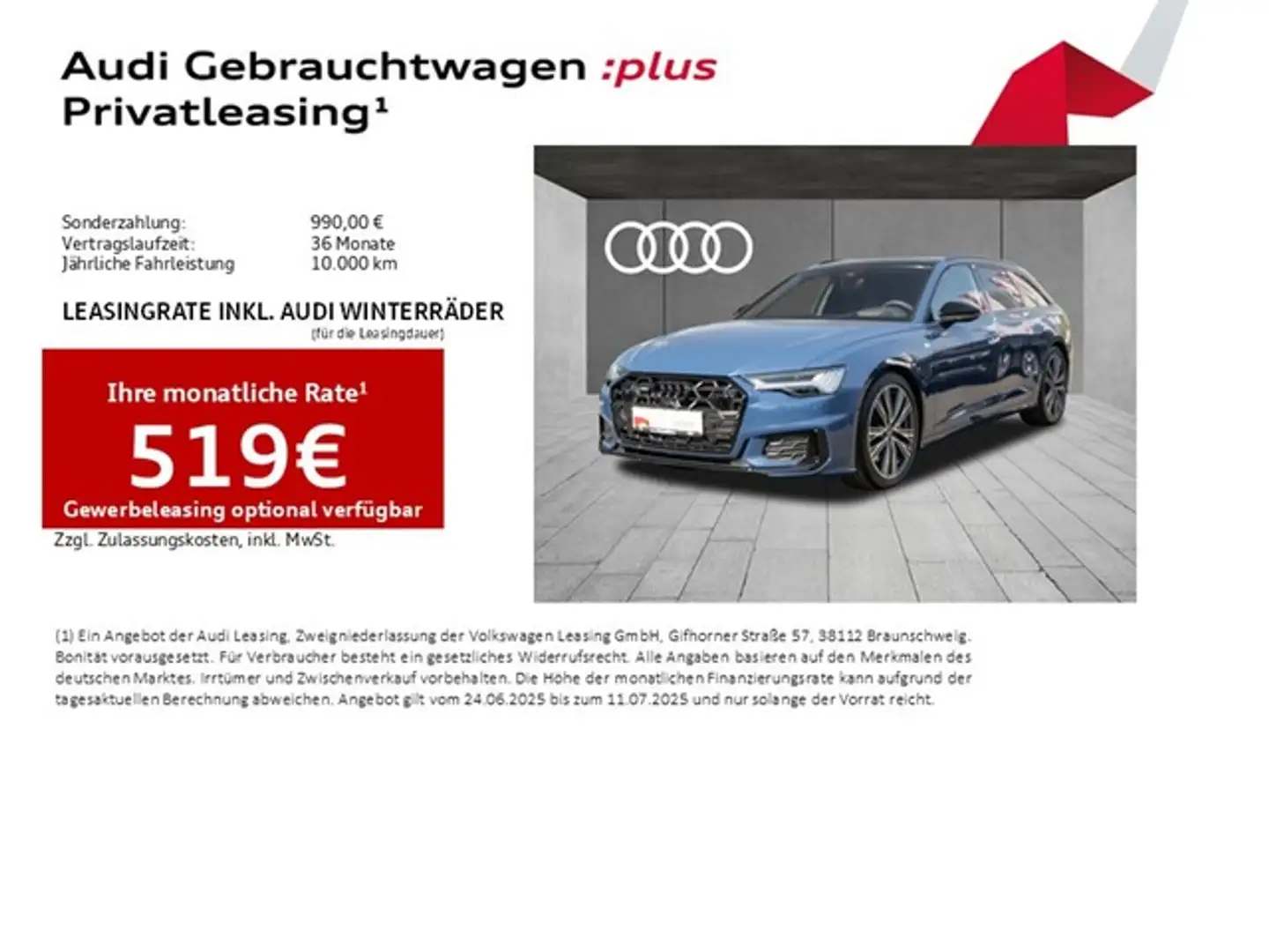 Audi A6 Avant 50 TFSI e quattro S line LM20 Matrix LED ... Bleu - 2