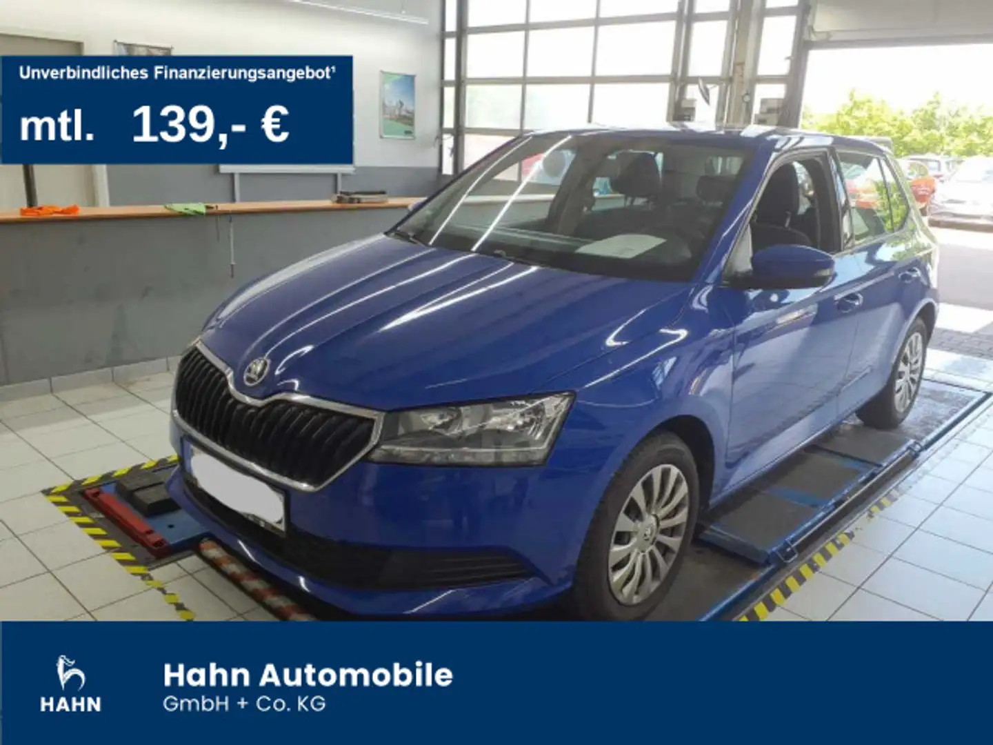 Skoda Fabia Cool Plus 1.0MPI Klima SHZ elFH ZV DAB FSE Blau - 1