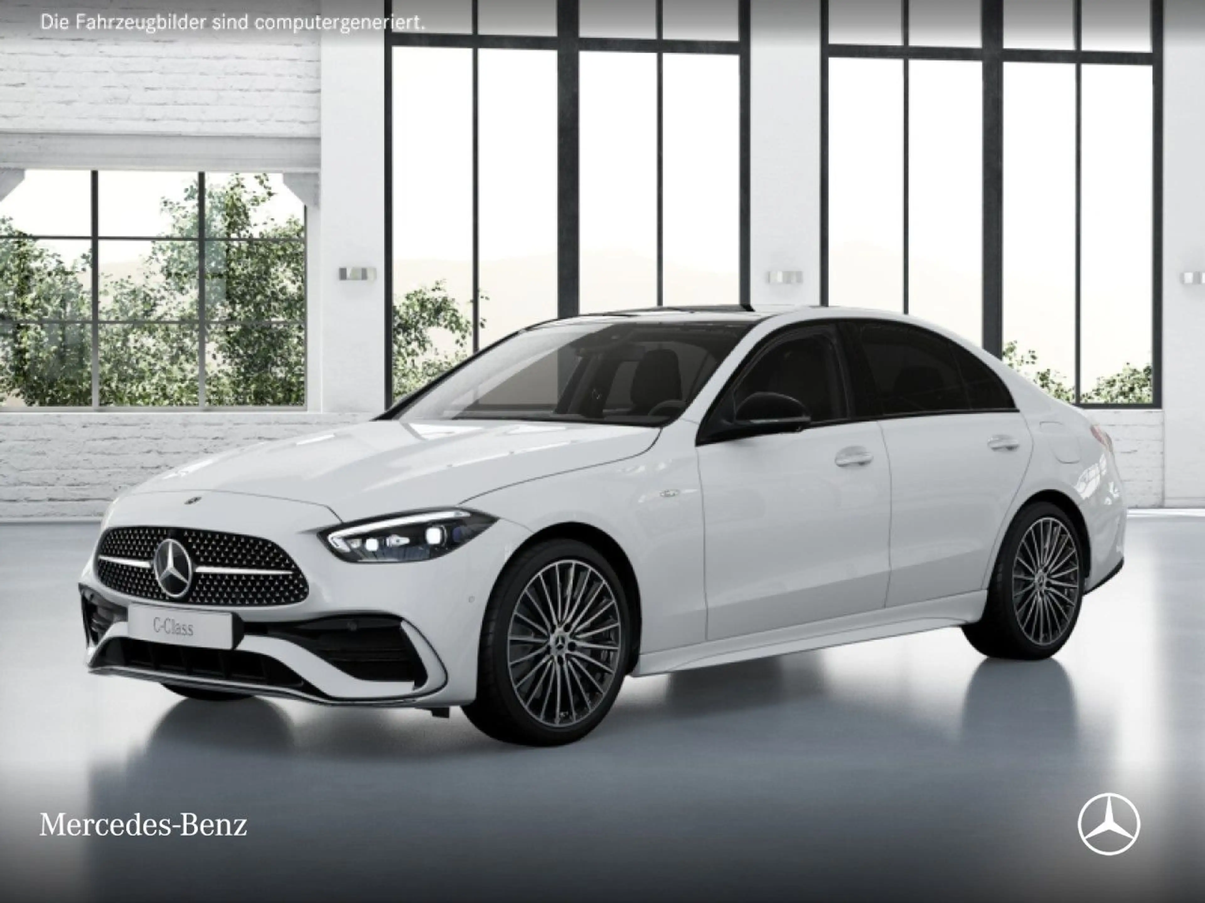 Mercedes-Benz C 300 de AMG+NIGHT+PANO+360+19"+TOTW+KEYLESS+9G — photo 13