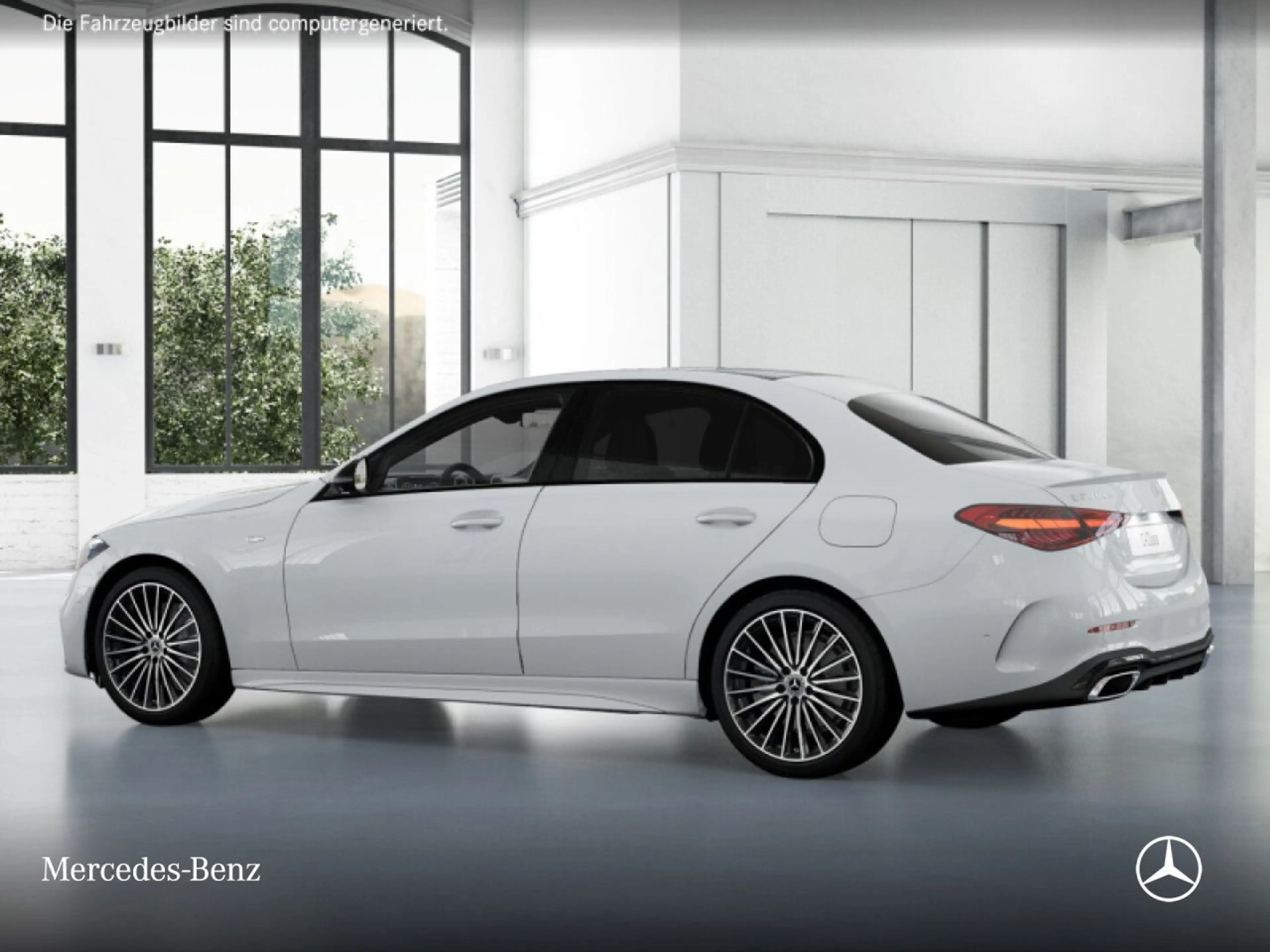 Mercedes-Benz C 300 de AMG+NIGHT+PANO+360+19"+TOTW+KEYLESS+9G — photo 14