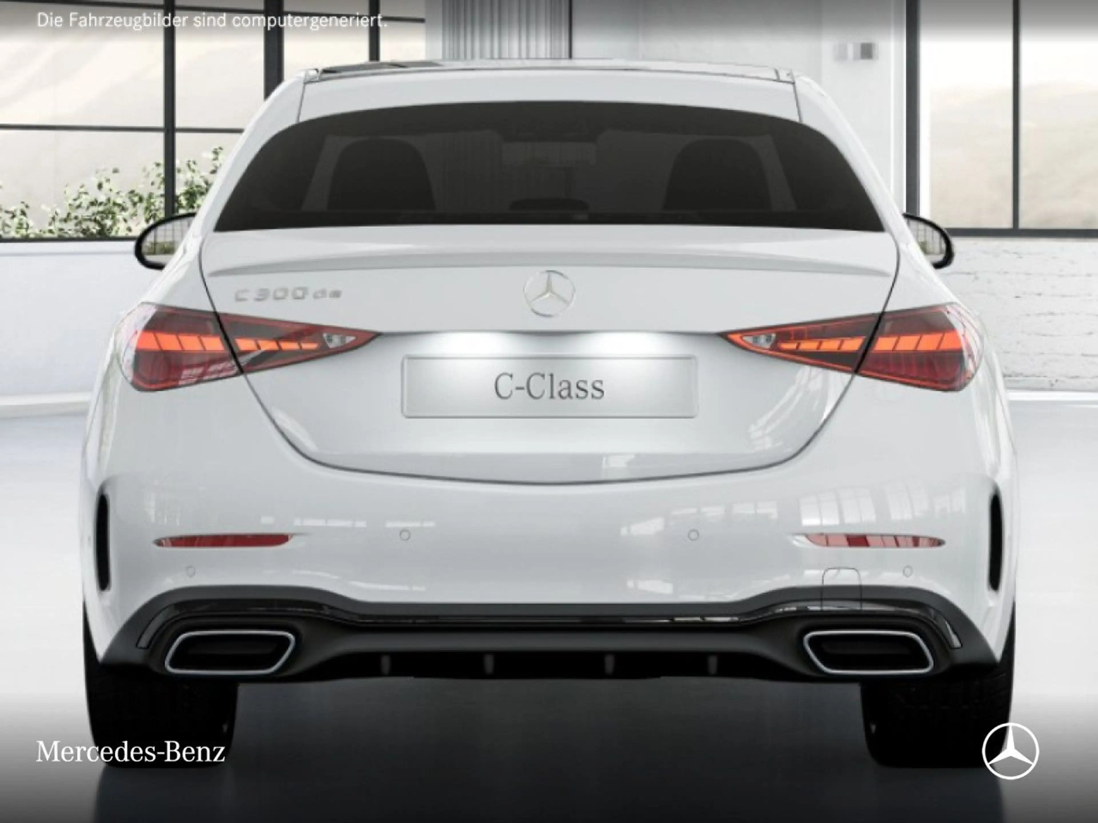 Mercedes-Benz C 300 de AMG+NIGHT+PANO+360+19"+TOTW+KEYLESS+9G — photo 7