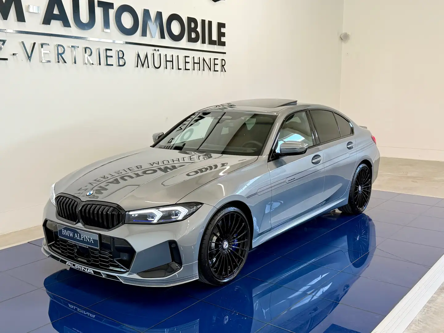 Alpina B3 B3 BiTurbo xDrive,Neuwagen,305km/h,Merino,H&K,Voll Grijs - 2