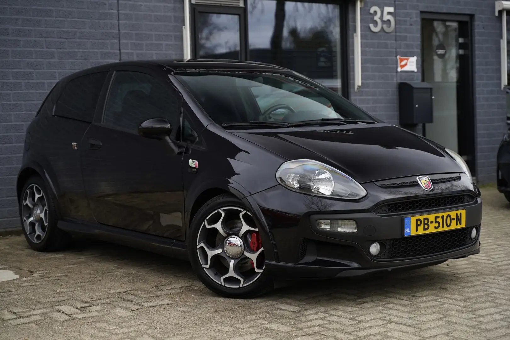 Fiat Punto Evo 1.4 Abarth Supersport 163pk, Kuipstoelen, NAP Negro - 2
