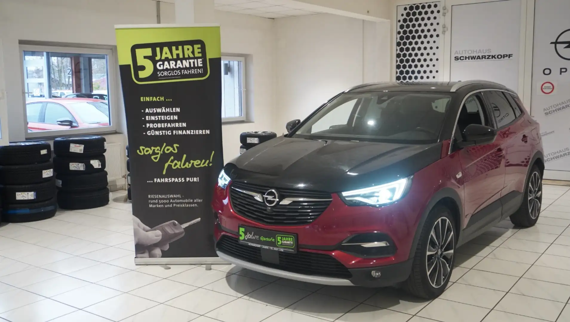 Opel Grandland X 1.6T Hybrid Sitzbelüftung,Navi crvena - 2