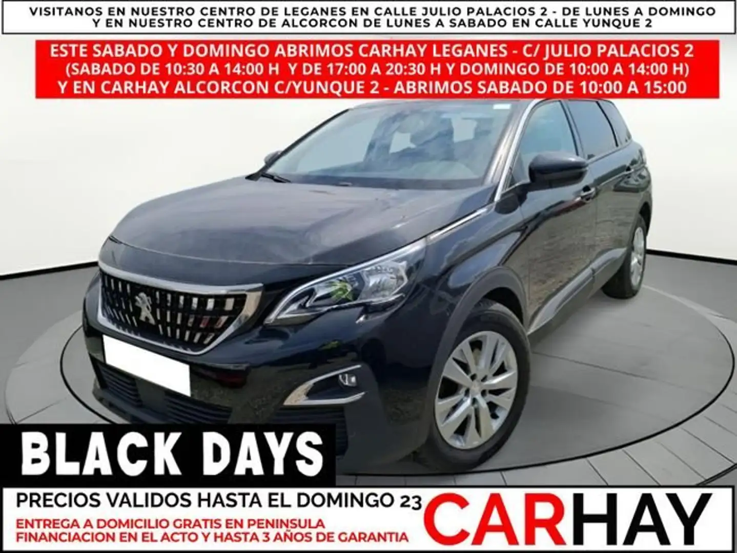 Peugeot 5008 1.5 BlueHDi 130ch S&S Active 5 plazas Noir - 1