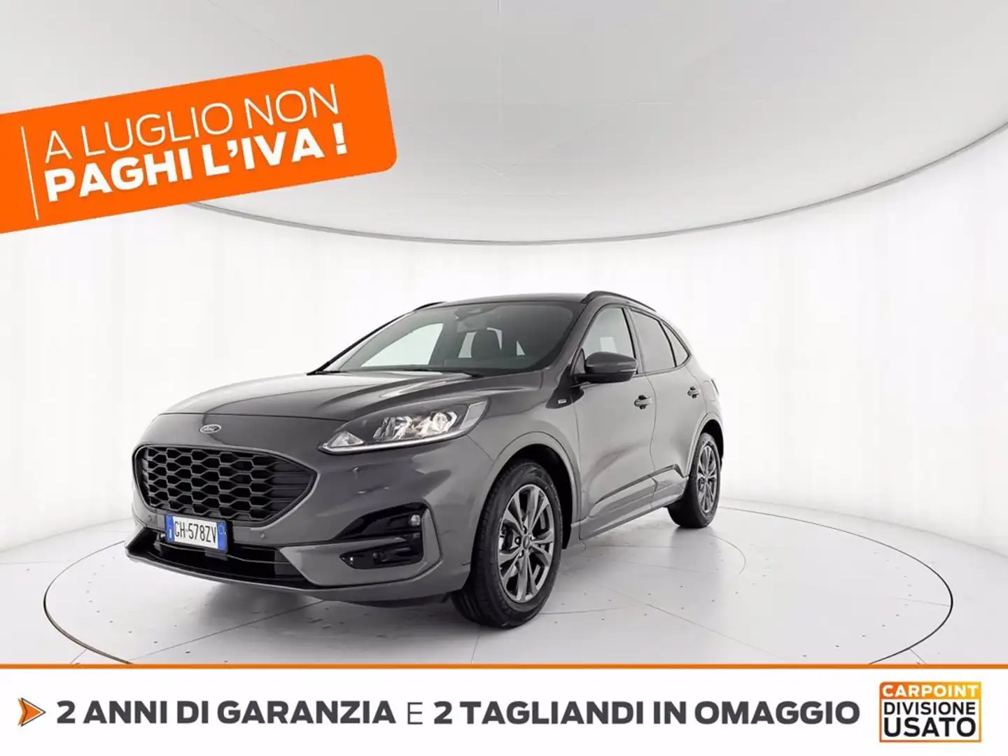 Ford Kuga 2.5 full hybrid st-line 2wd 190cv cvt Grijs - 1