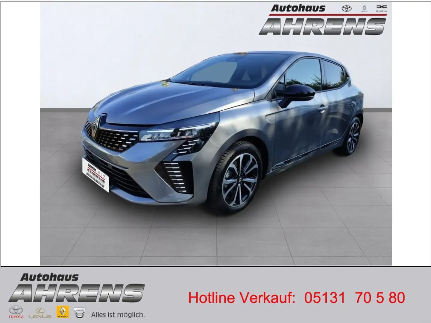 Renault Clio Full Hybrid 145 TECHNO Winterpaket Kamera Klima LE Grau - 1