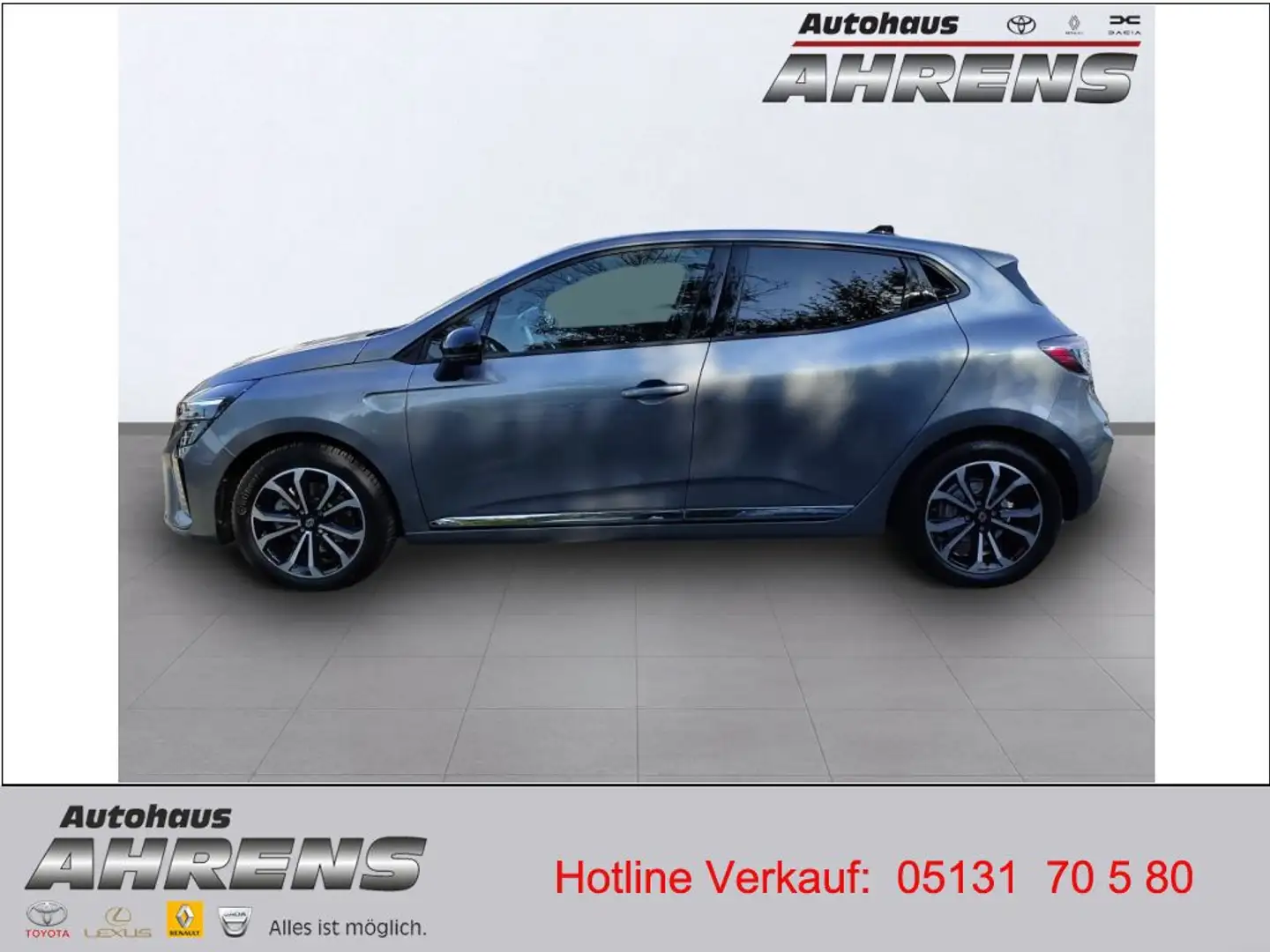 Renault Clio Full Hybrid 145 TECHNO Winterpaket Kamera Klima LE Grau - 2