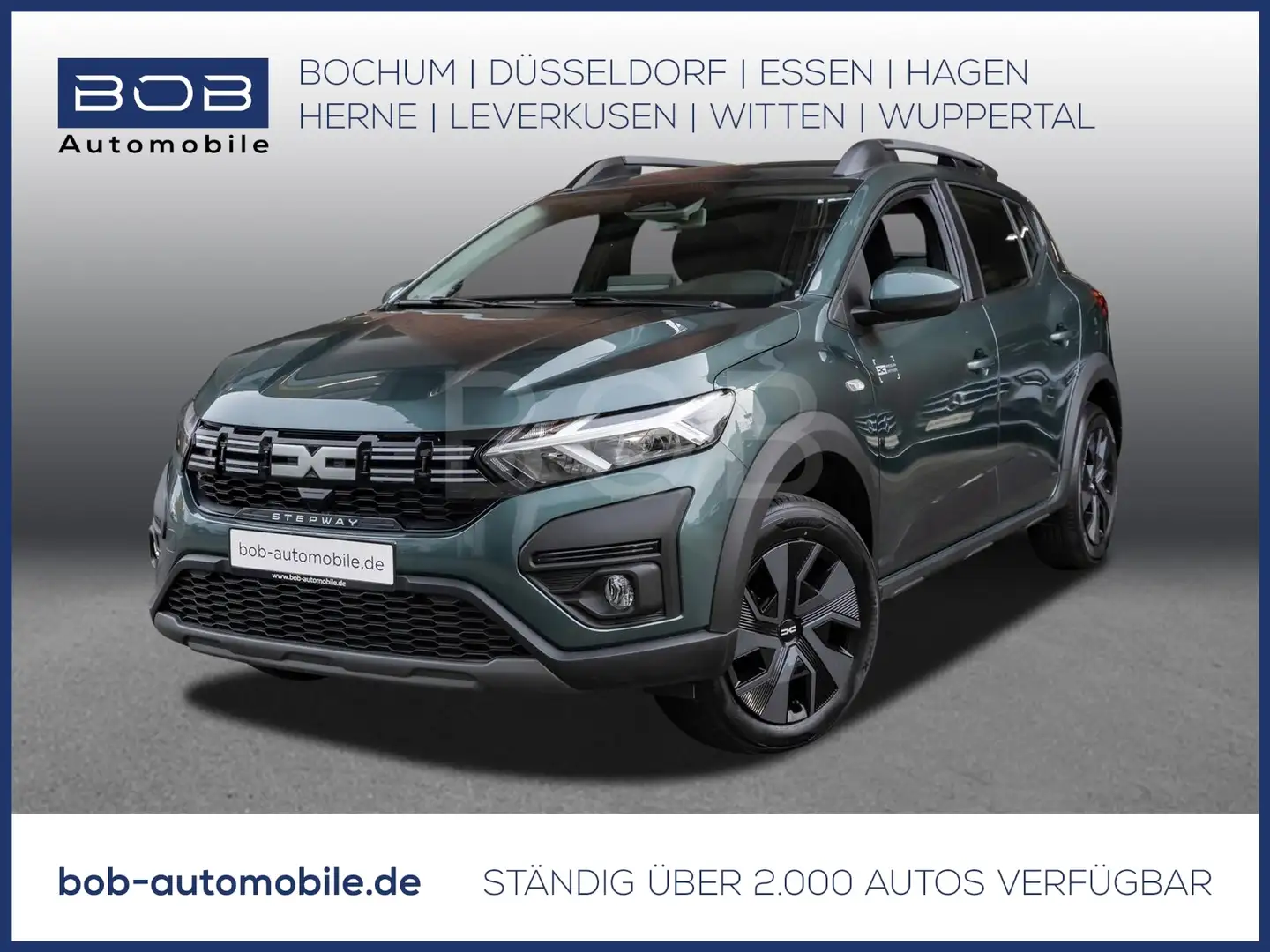 Dacia Sandero Stepway TCe 90 Expression CVT AppleCarPlay+Klima+LED Grün - 1