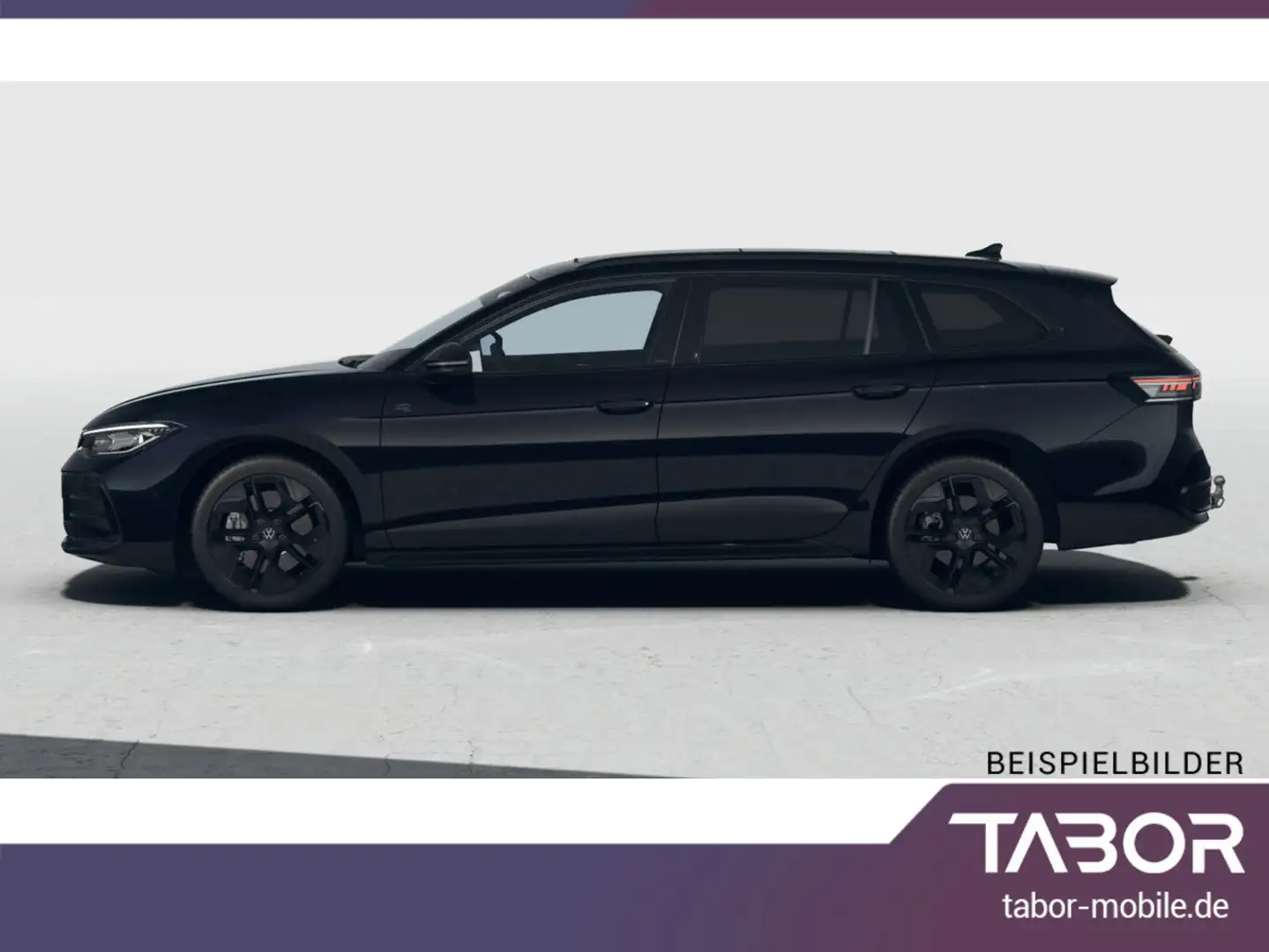 Volkswagen Passat Var. TDI 193 4M DSG R-Line Leder Pano AHK Schwarz - 2