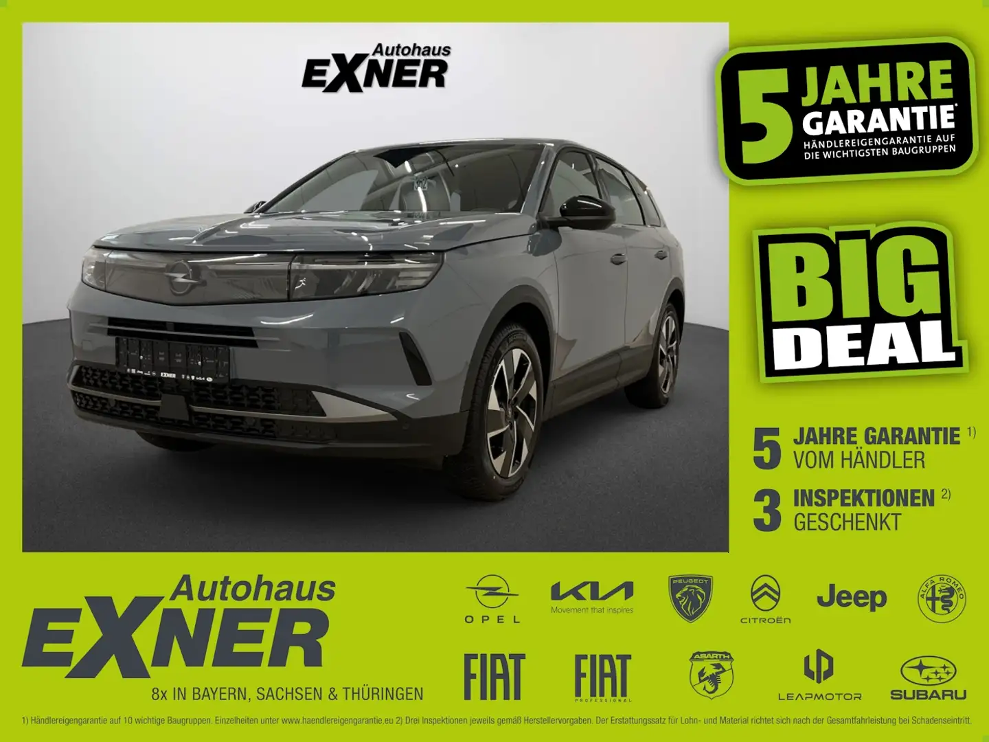 Opel Grandland 1,2 Hybrid EDITION AHK, Tech Paket, Сірий - 1