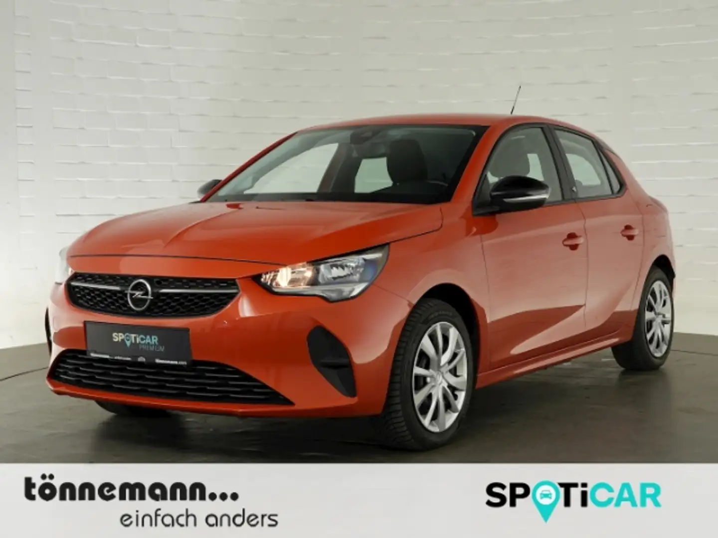 Opel Corsa-e F EDITION 50kWH AT+SITZHEIZUNG+PARKPILOT HI+KEYLES Orange - 1