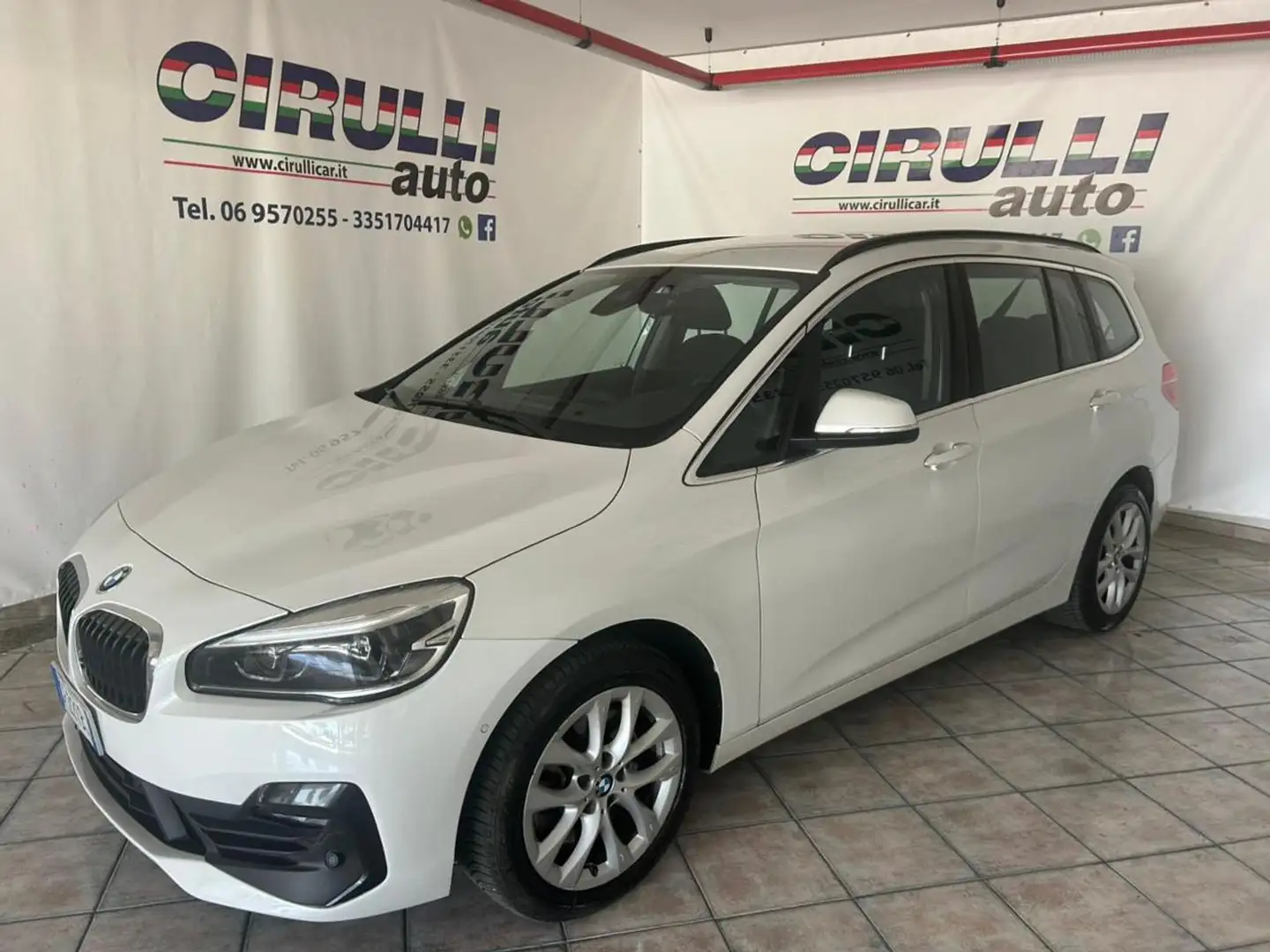 BMW 220 d Grantour 7/P Active Business aut. Bianco - 2
