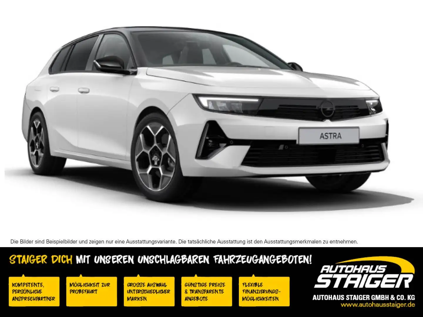 Opel Astra Sports Tourer GS 1.2+Navi+AHK+Tempomat+ Biały - 1