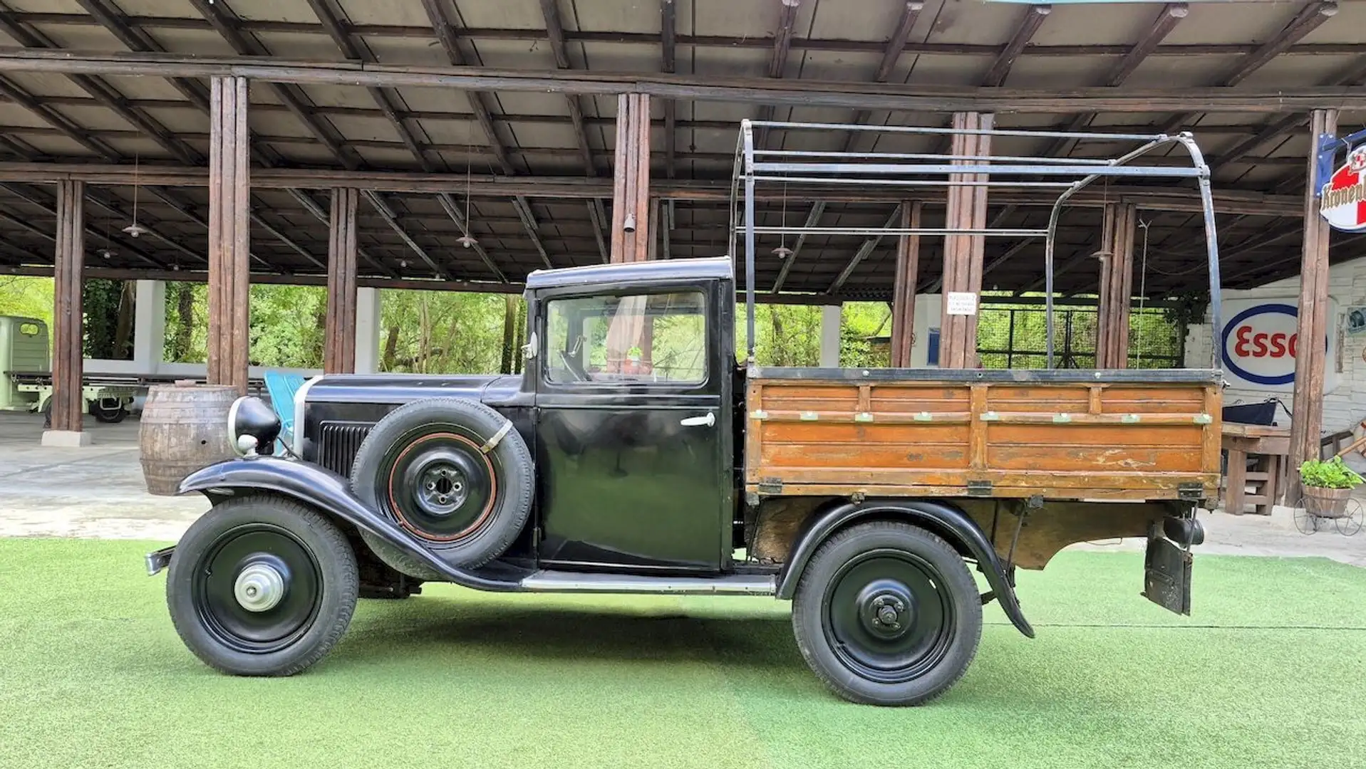 Fiat 508 Balilla Camioncino Cassone Czarny - 2