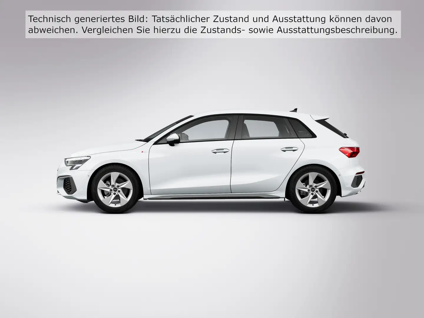 Audi A3 35 TFSI S-Line 2x, LED, ACC, Navi, Weiß - 2
