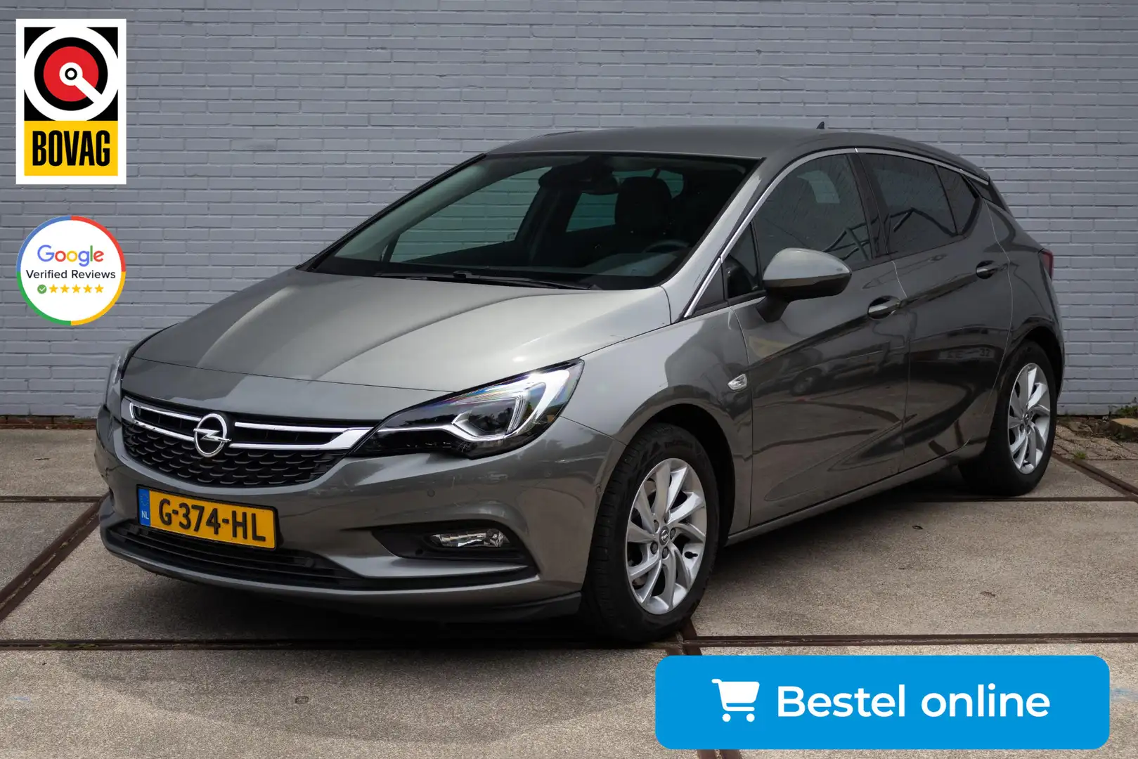 Opel Astra 1.6 Turbo Innovation Apple Carplay / Afneembare tr Grijs - 1