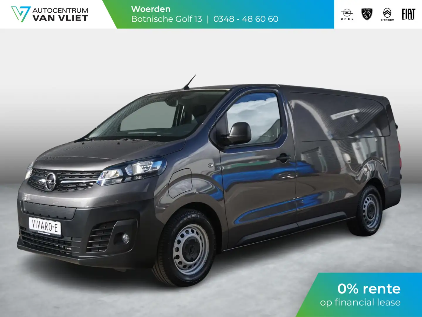 Opel Vivaro-e Electric L3 75 kWh | 0% rente | 8 jaar garantie | Gri - 1