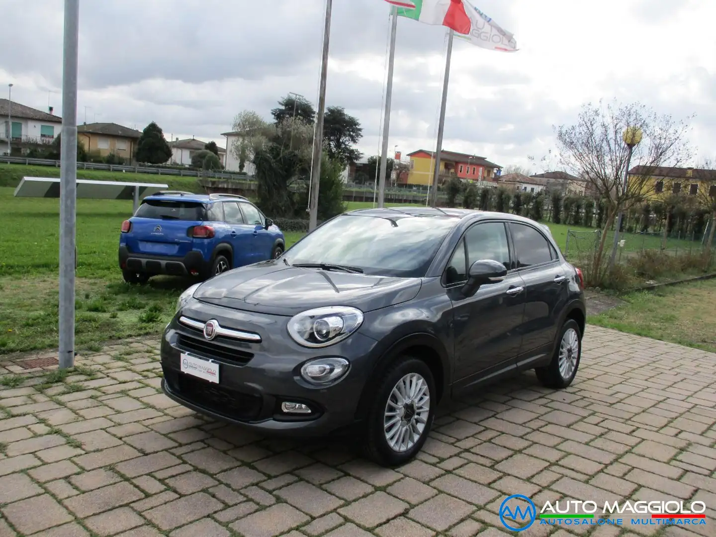 Fiat 500X 1.6 MultiJet 120 CV Lounge UNICO PROPRIETARIO Grijs - 1