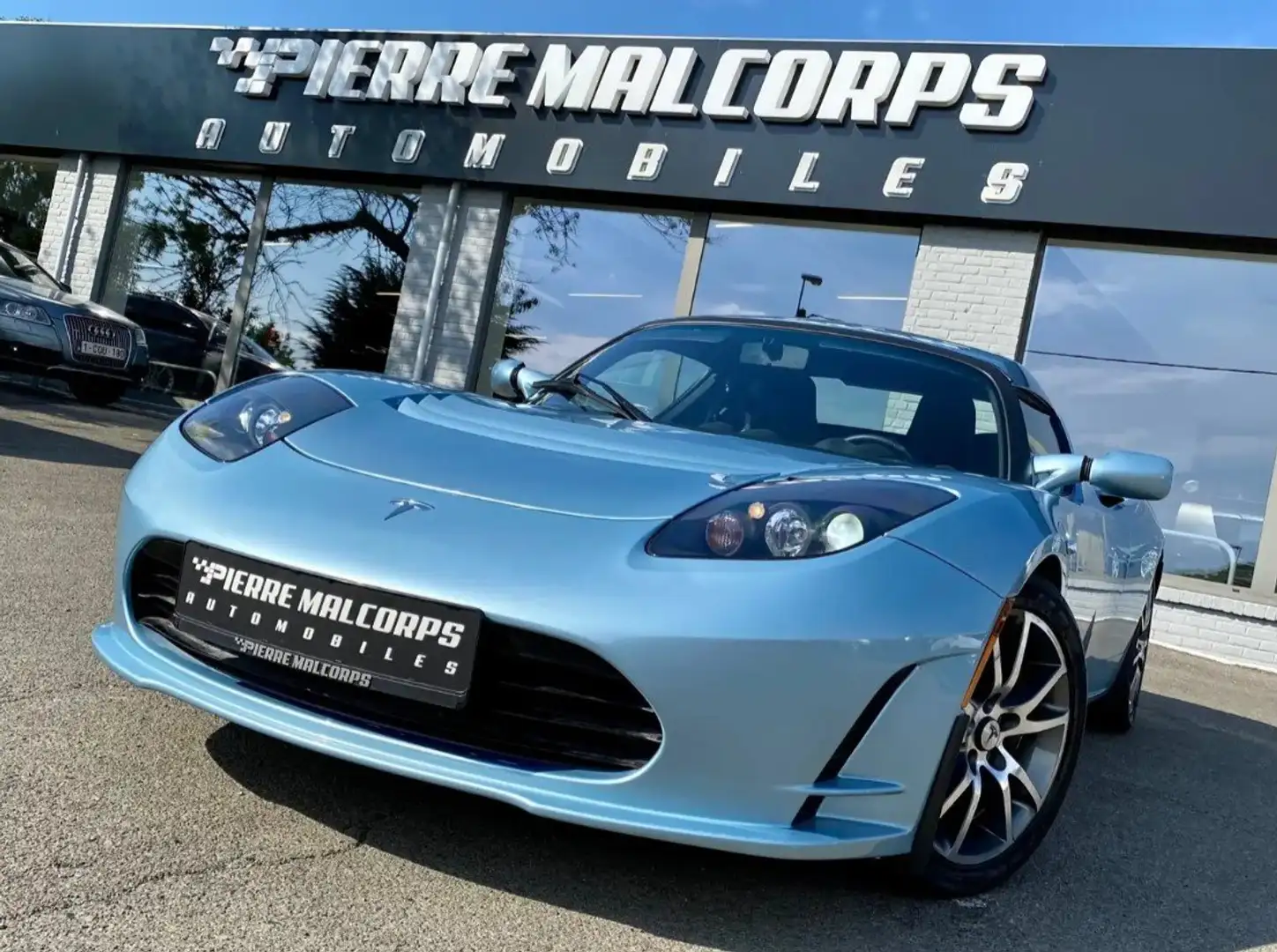 Tesla Roadster V 2.5 / HARDTOP / XENON / GPS / CUIR Blu/Azzurro - 1