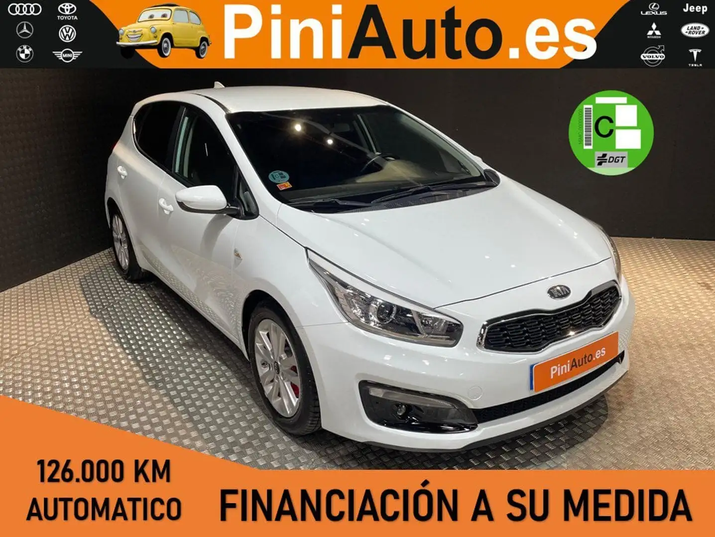 Kia Ceed / cee'd 1.6CRDI VGT Tech DCT 136 Blanc - 1