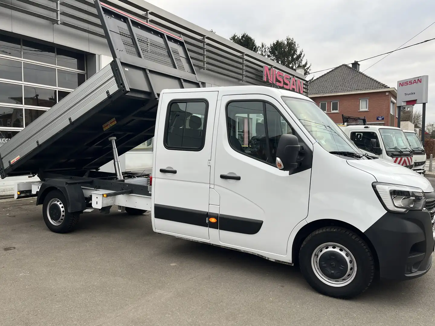 Renault Master Double Cabine BENNE BASCULANTE ** 23.000 Km ** Weiß - 2
