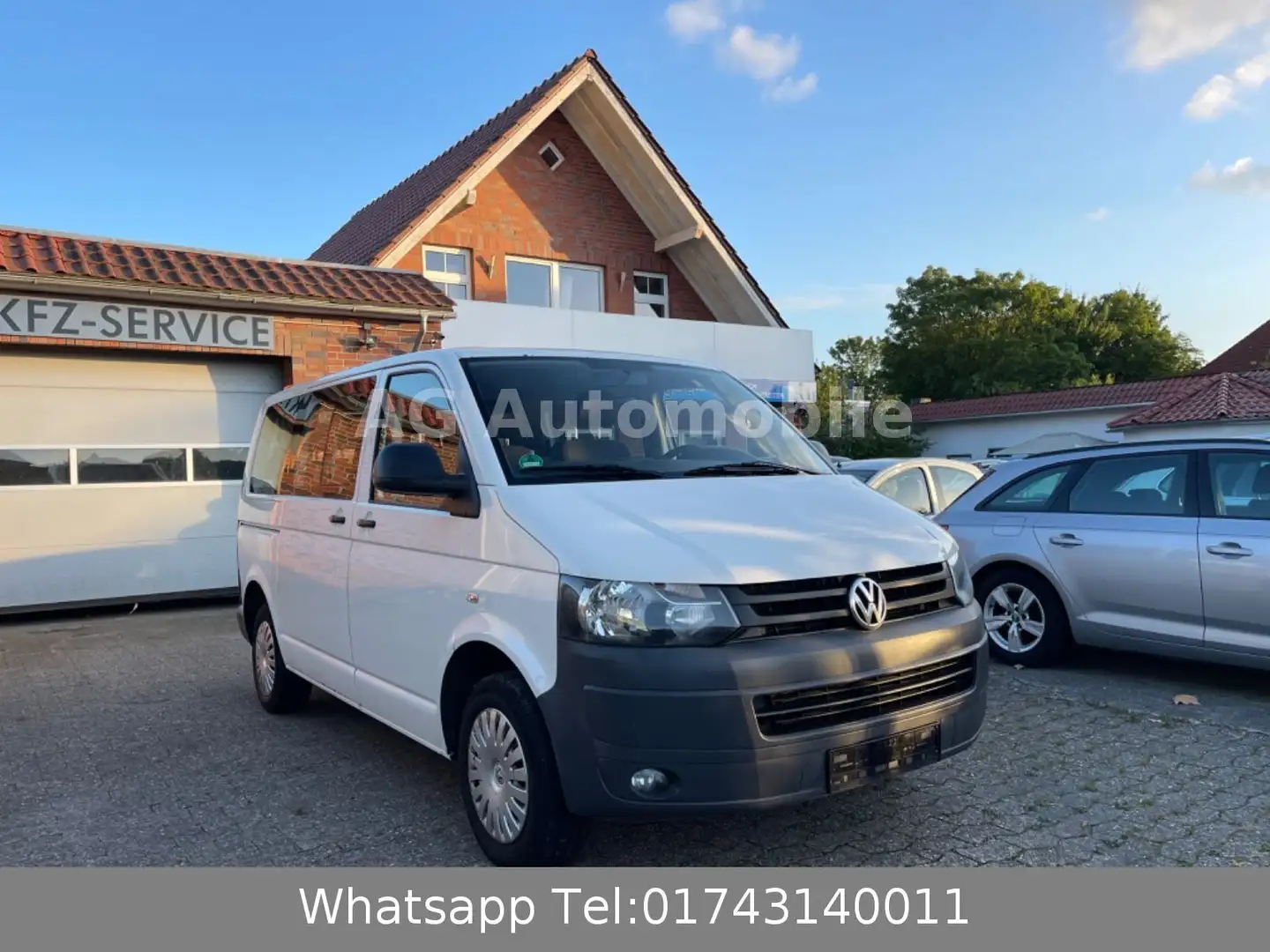 Volkswagen T5 Kombi 9-Sitzer*KLIMA*DSG*140PS TDI Weiß - 1