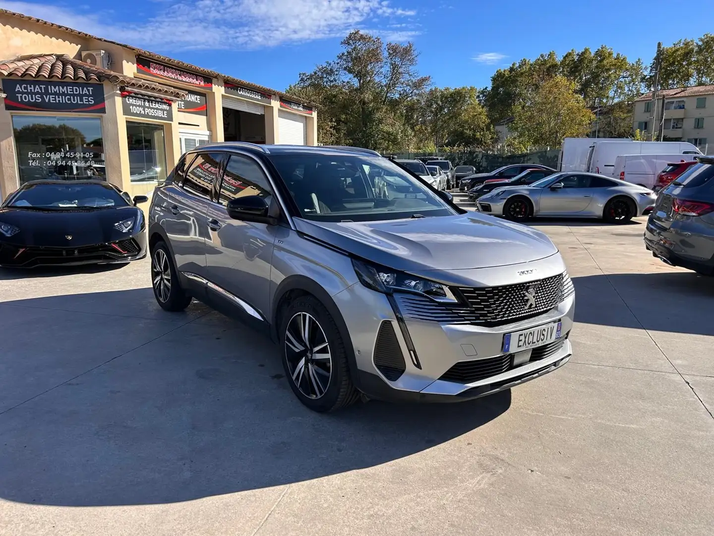 Peugeot 3008 1.5 BLUEHDI 130CH S\u0026S GT EAT8 PRIX HORS TAXE Gris - 2