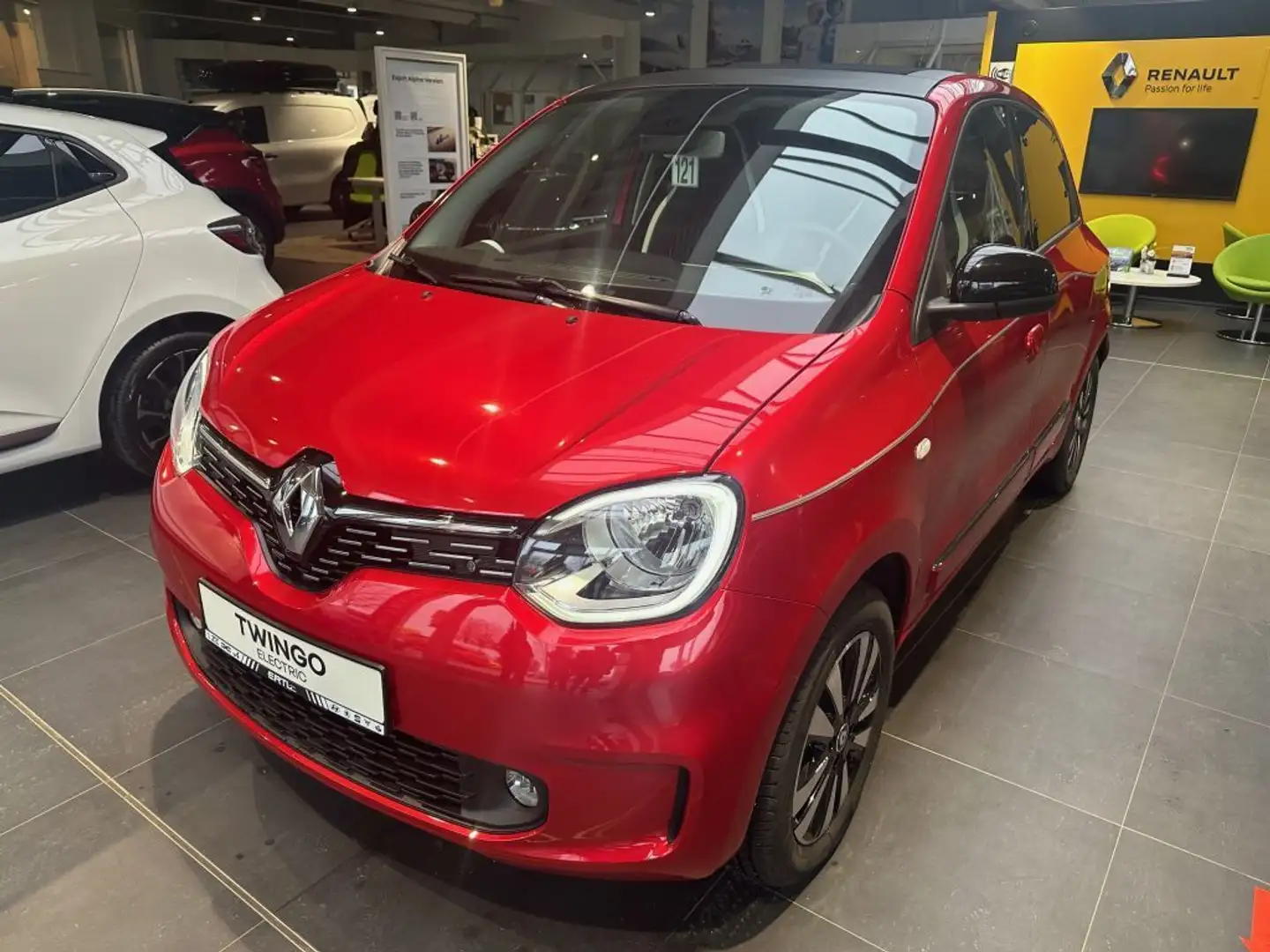Renault Twingo Electric Techno mit Faltschiebedach ! Rot - 1