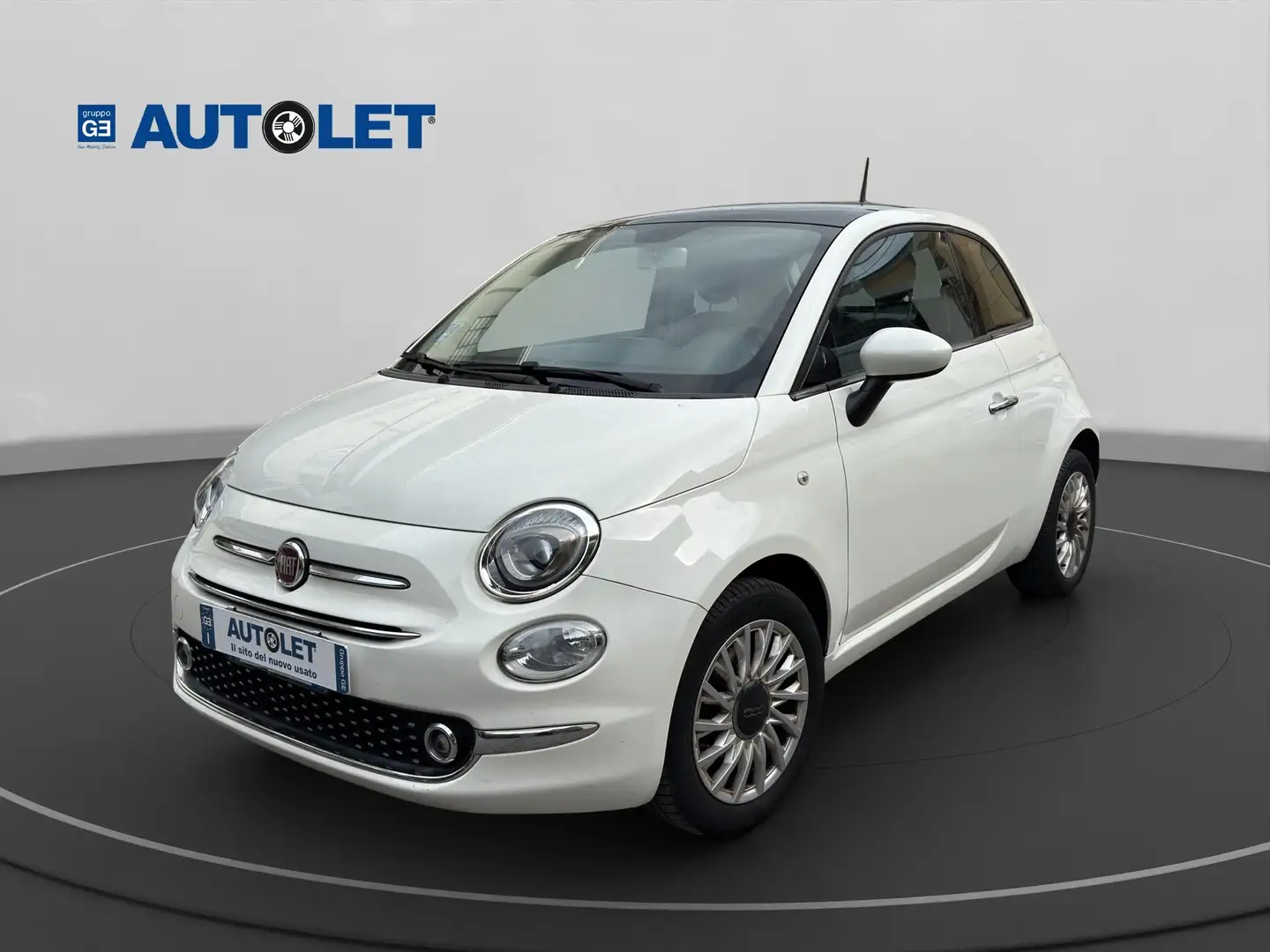 Fiat 500 500 III 2015 1.2 Lounge 69cv Bianco - 1