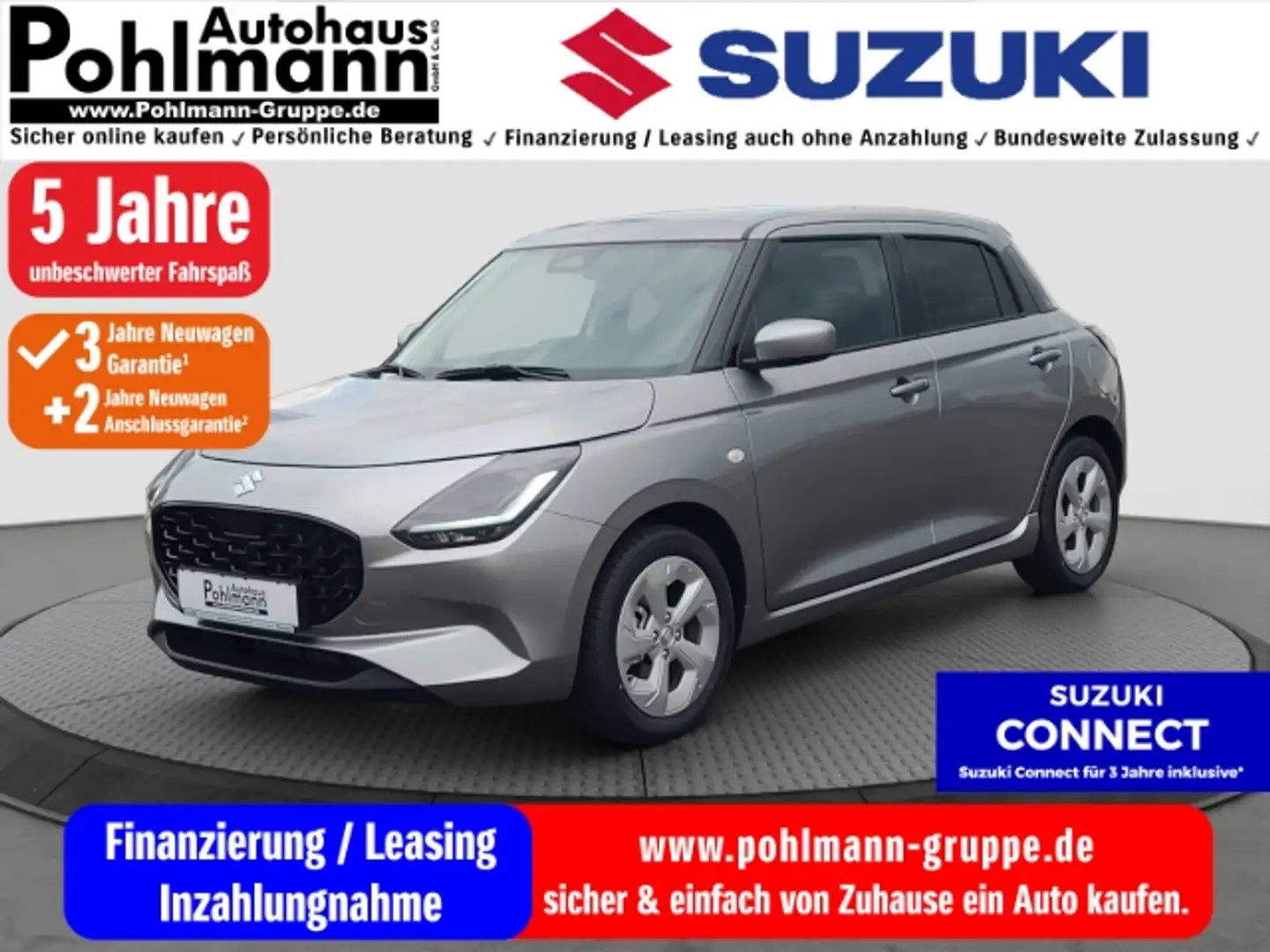 Suzuki Swift 1.2 HYBRID Comfort Navi LED DAB SHZ Keyless Entry Silber - 1