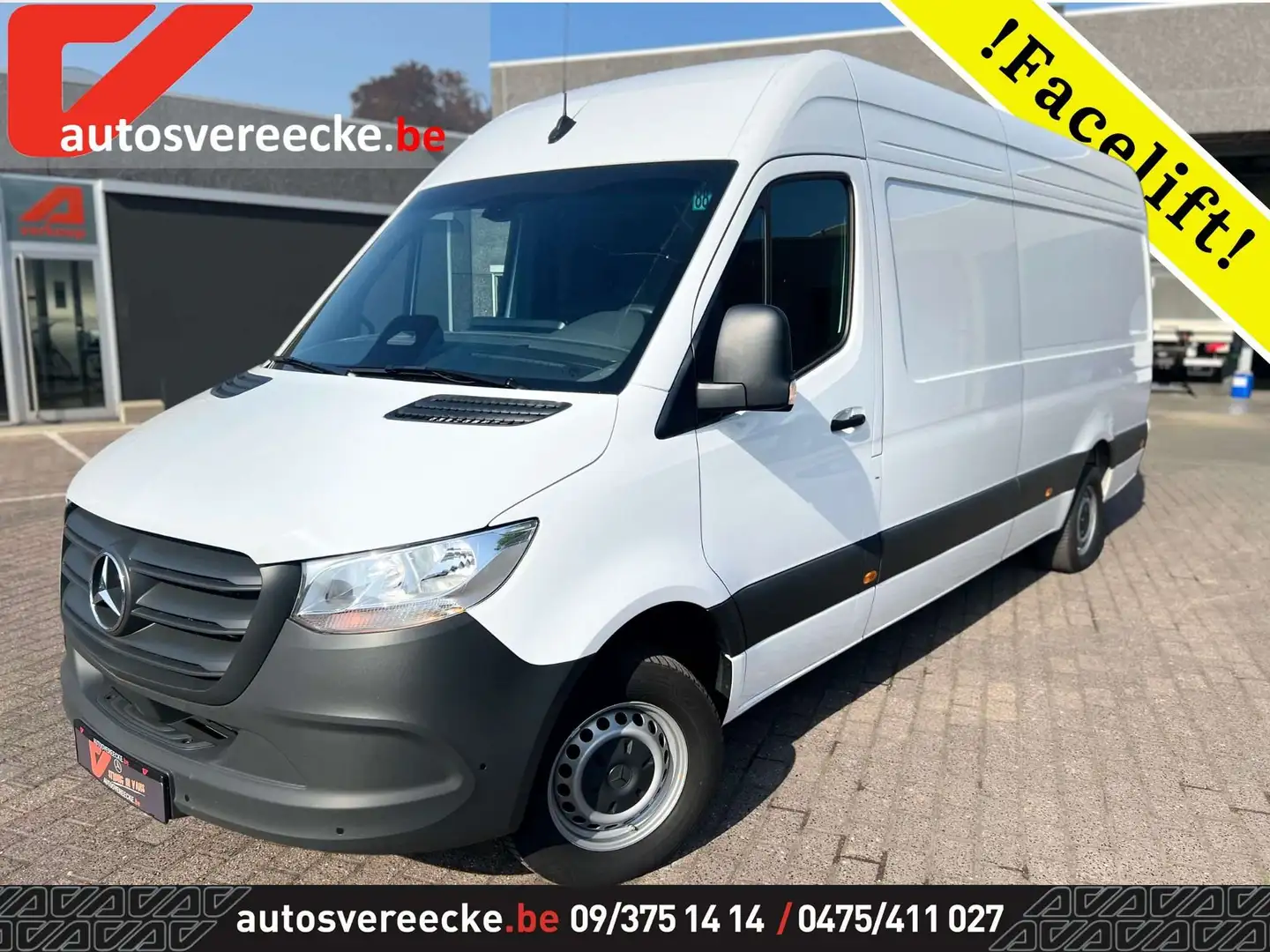 Mercedes-Benz Sprinter 317 L3H2 PRO (35.950ex) FACELIFT CAMERA 11\ MBUX Blanc - 1
