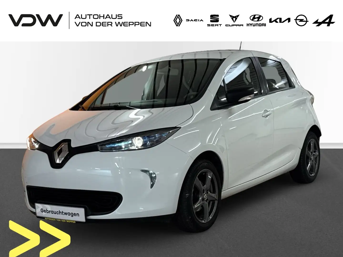 Renault ZOE Life Batterie im Preis inklusive! Klima Navi Blanc - 1
