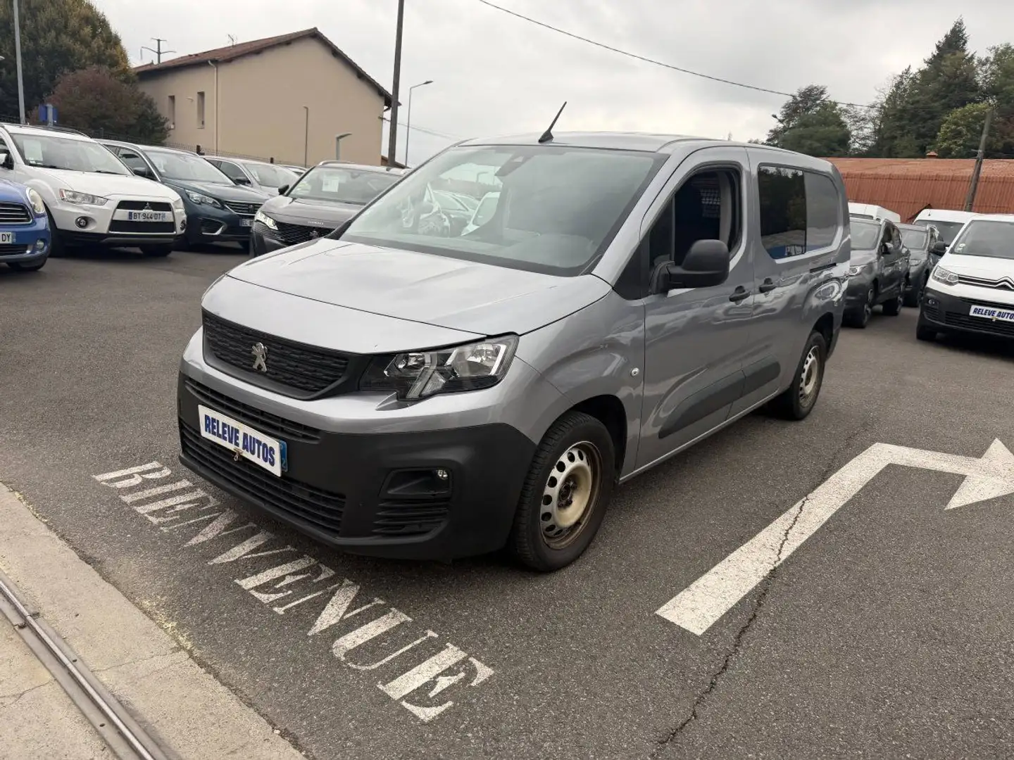 Peugeot Partner (K9) Phase2 L2 1.5 BlueHDi Cabine Approfondie 130 cv Gris - 2