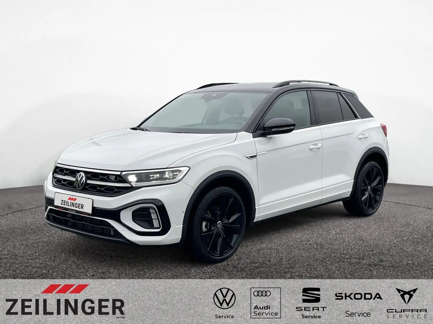 Volkswagen T-Roc R-Line TSI DSG|BLACK STYLE|NAVI|KAMERA|ACC Weiß - 1