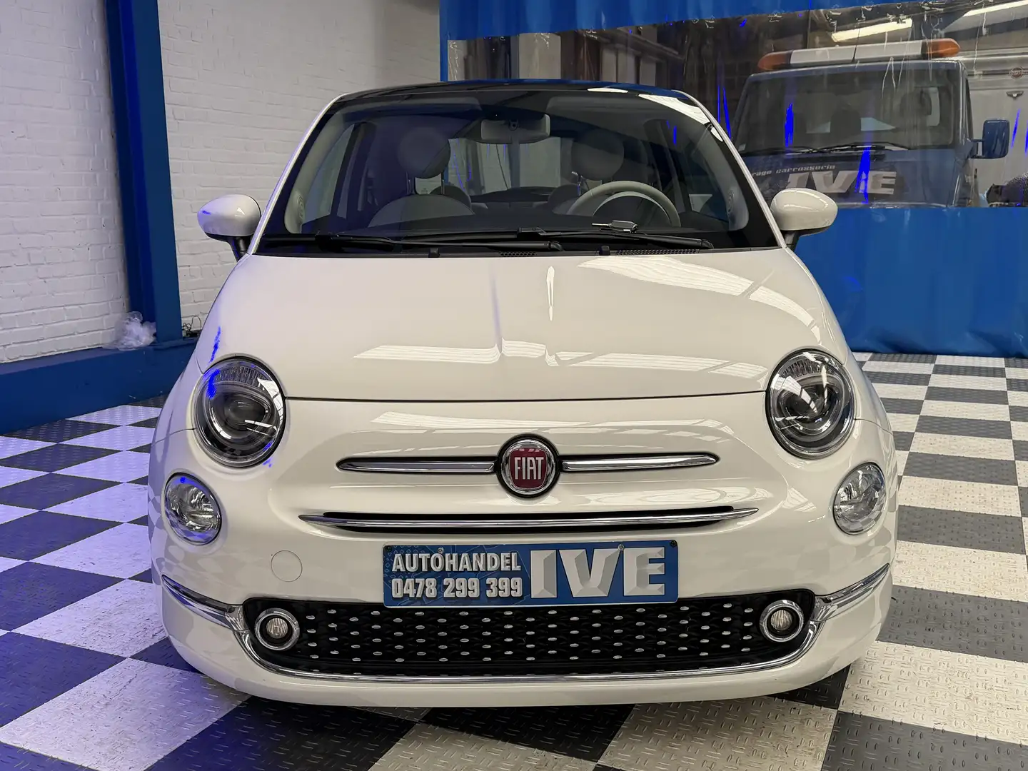 Fiat 500 500 1.2 8V Start/Stop **PANO DAK** Blanc - 2