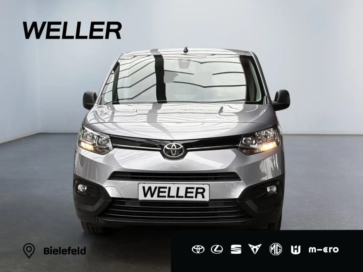 Toyota Proace City L2 1,5-l D-4D S&S Meister*NAVI*KLIMA*TEMPOMAT Silber - 2