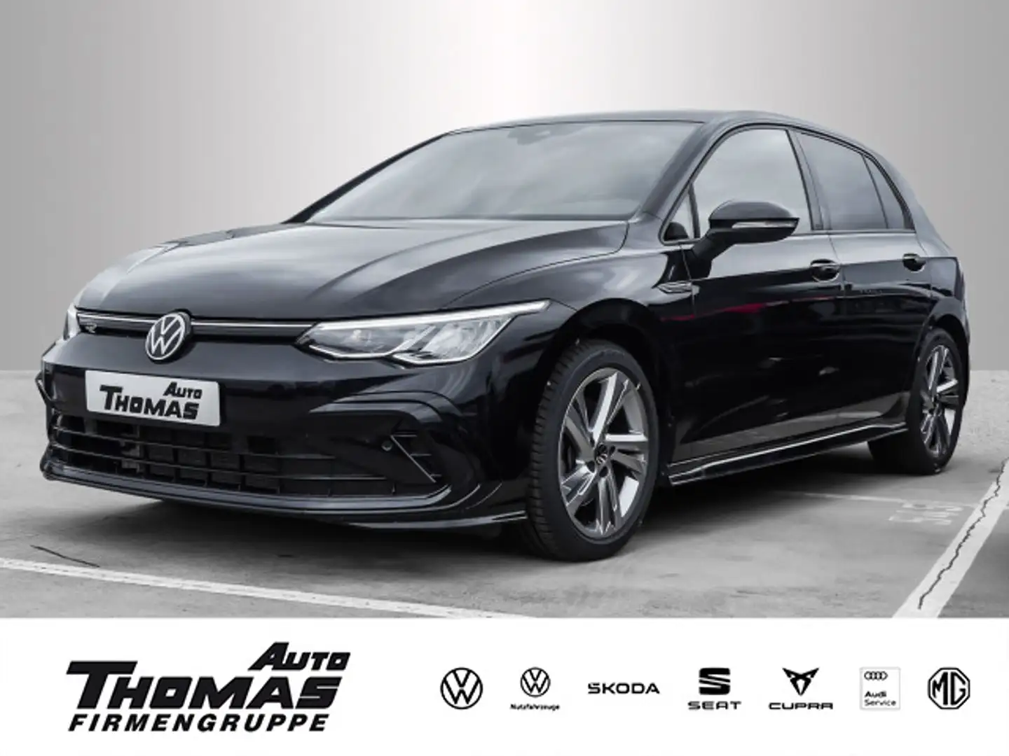 Volkswagen Golf VIII R-Line 2.0 TSI DSG LED+PDC+SHZ Noir - 1